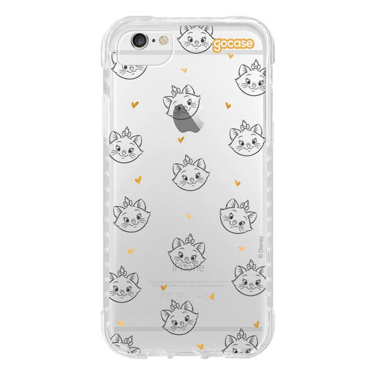 Capinha para celular  Marie - Golden Hearts