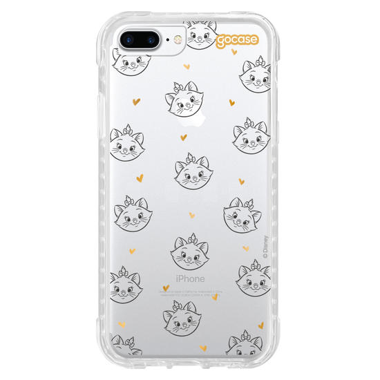 Capinha para celular  Marie - Golden Hearts