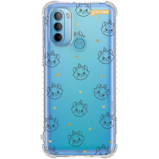 Capinha para celular  Marie - Golden Hearts