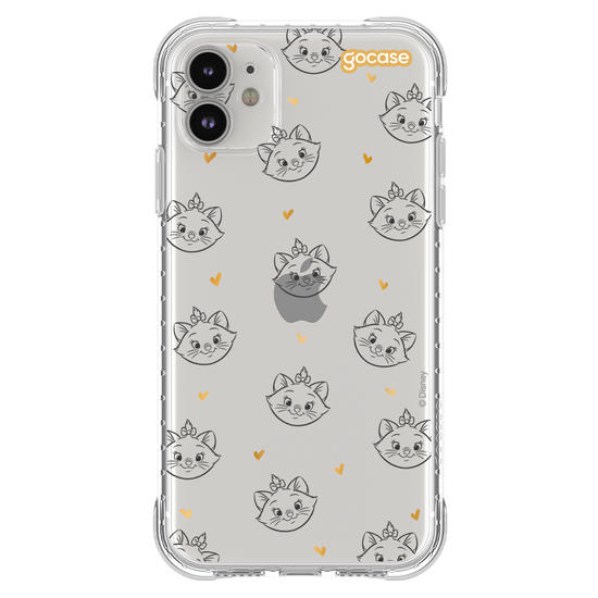 Capinha para celular  Marie - Golden Hearts