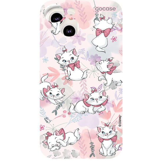Capinha para celular Capinha para celular - The Aristocats - Marie Watercolor Nature