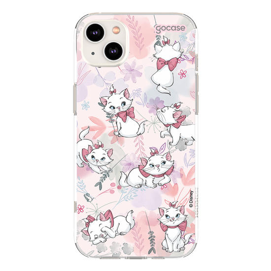Capinha para celular - The Aristocats - Marie Watercolor Nature