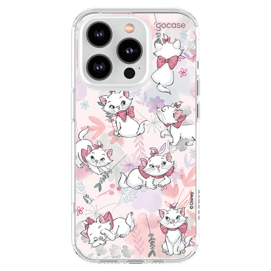 Capinha para celular - The Aristocats - Marie Watercolor Nature