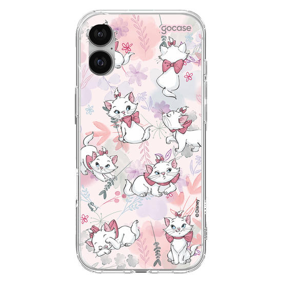 Capinha para celular - The Aristocats - Marie Watercolor Nature