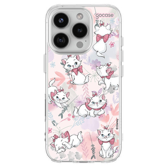Capinha para celular - The Aristocats - Marie Watercolor Nature