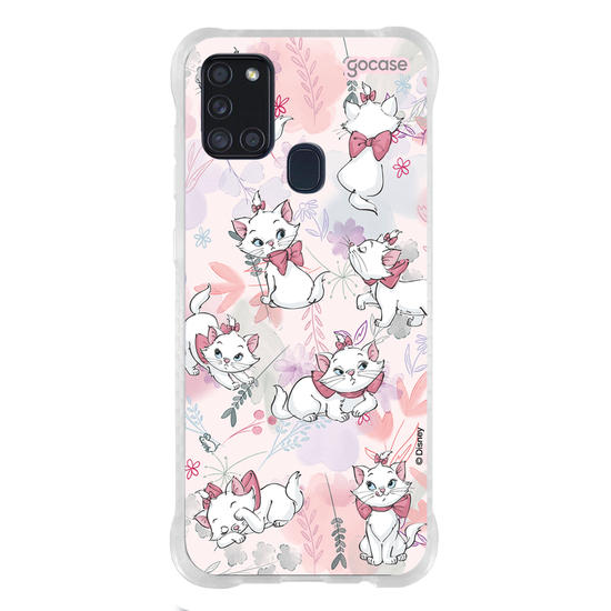 Capinha para celular - The Aristocats - Marie Watercolor Nature