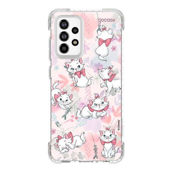 Capinha para celular - The Aristocats - Marie Watercolor Nature