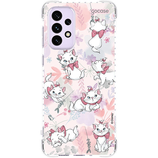 Capinha para celular - The Aristocats - Marie Watercolor Nature