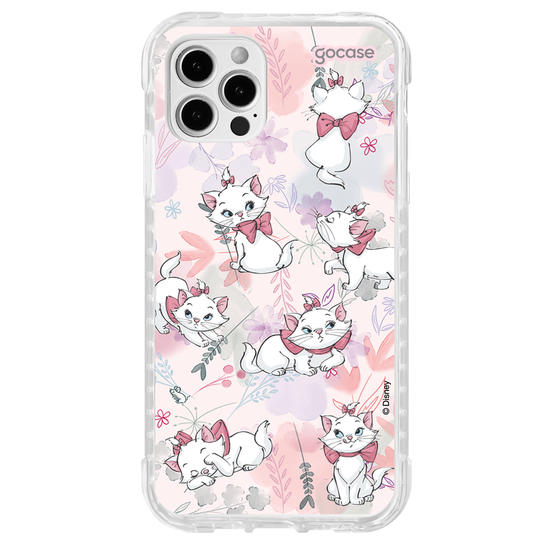 Capinha para celular - The Aristocats - Marie Watercolor Nature