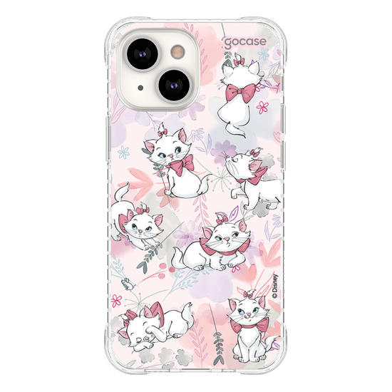 Capinha para celular - The Aristocats - Marie Watercolor Nature