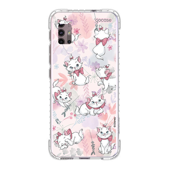 Capinha para celular - The Aristocats - Marie Watercolor Nature