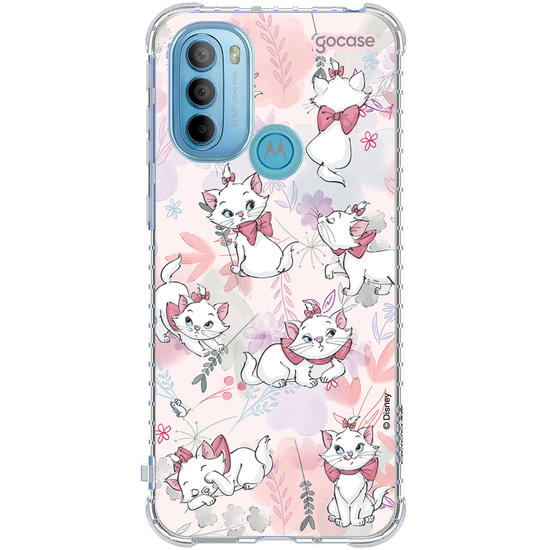 Capinha para celular - The Aristocats - Marie Watercolor Nature