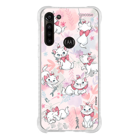 Capinha para celular - The Aristocats - Marie Watercolor Nature