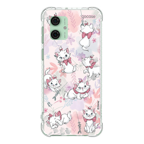 Capinha para celular - The Aristocats - Marie Watercolor Nature