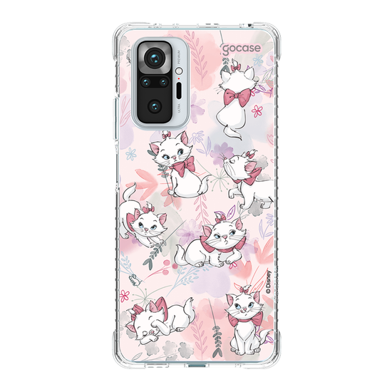 Capinha para celular - The Aristocats - Marie Watercolor Nature