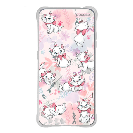 Capinha para celular - The Aristocats - Marie Watercolor Nature