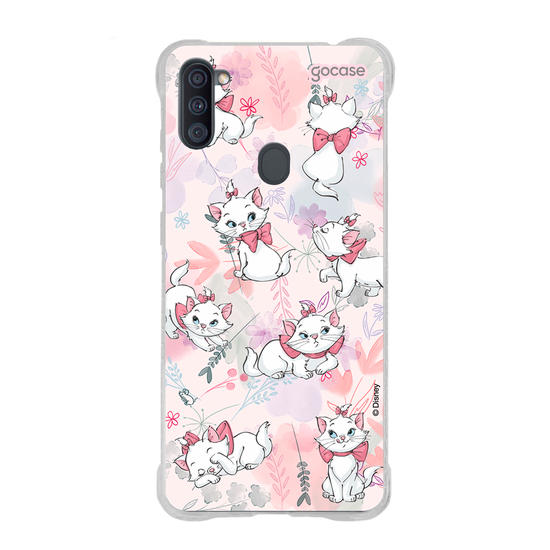 Capinha para celular - The Aristocats - Marie Watercolor Nature