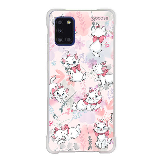 Capinha para celular - The Aristocats - Marie Watercolor Nature