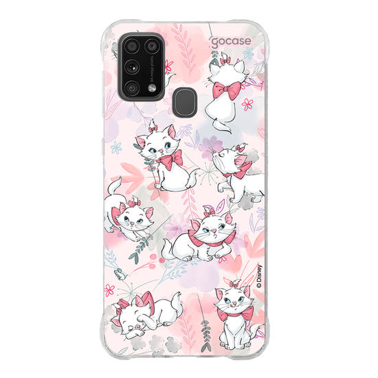 Capinha para celular - The Aristocats - Marie Watercolor Nature