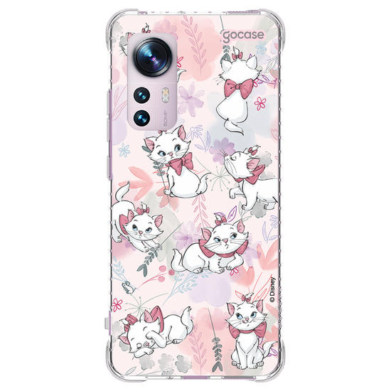 Capinha para celular - The Aristocats - Marie Watercolor Nature