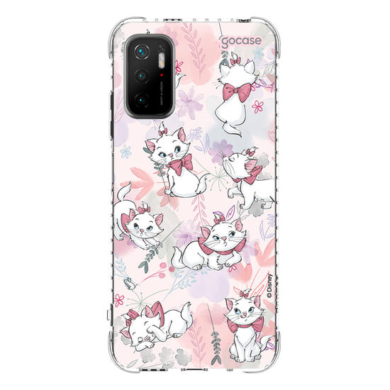 Capinha para celular - The Aristocats - Marie Watercolor Nature