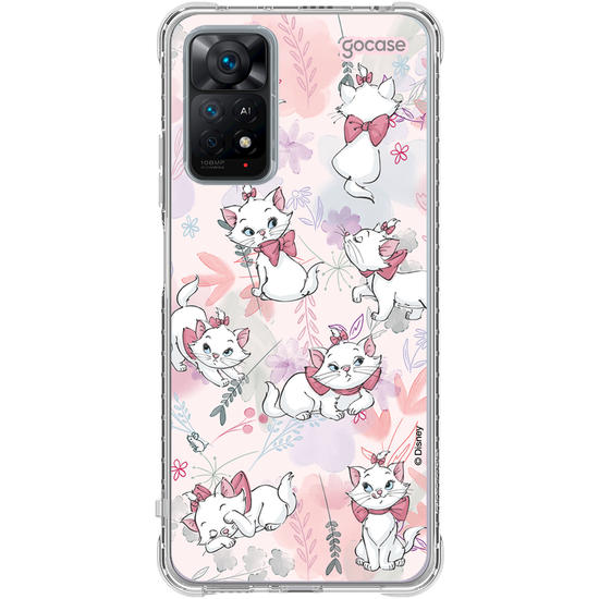 Capinha para celular - The Aristocats - Marie Watercolor Nature