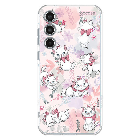 Capinha para celular - The Aristocats - Marie Watercolor Nature