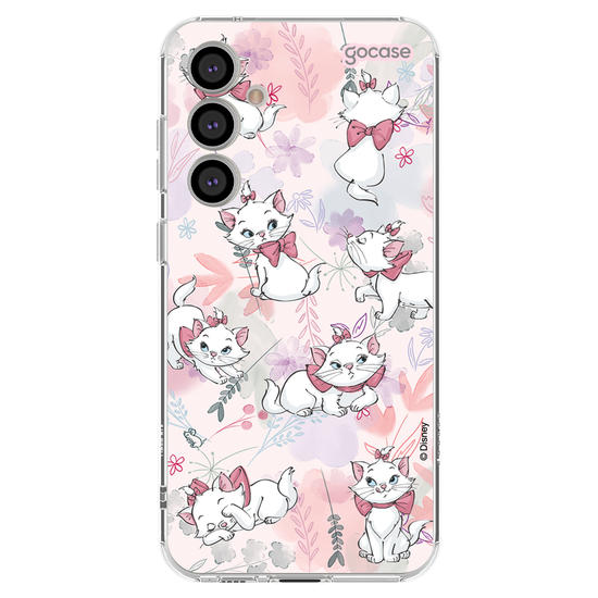 Capinha para celular - The Aristocats - Marie Watercolor Nature