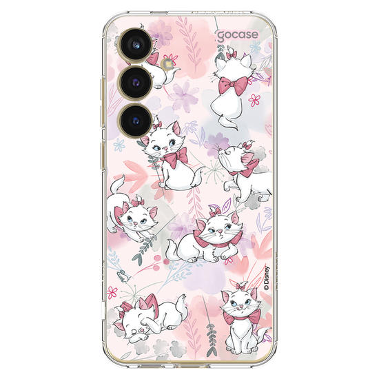 Capinha para celular - The Aristocats - Marie Watercolor Nature