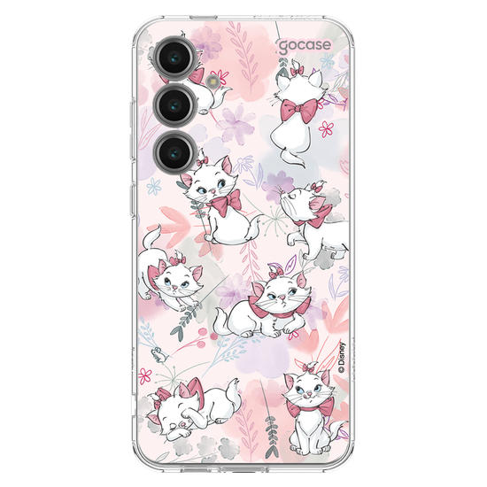 Capinha para celular - The Aristocats - Marie Watercolor Nature