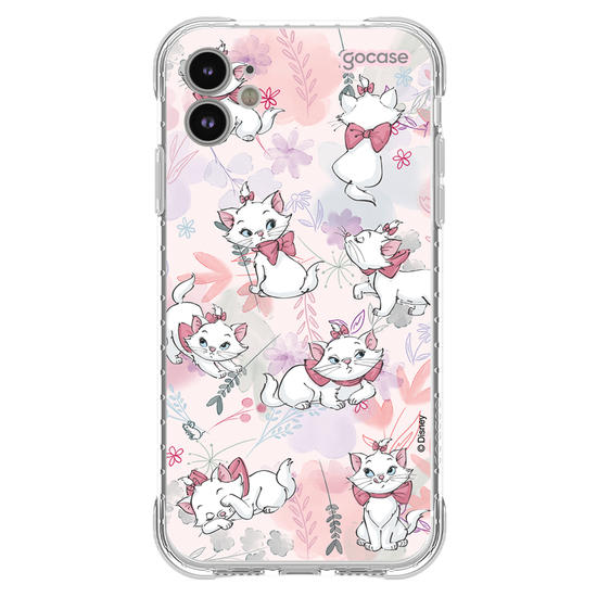 Capinha para celular - The Aristocats - Marie Watercolor Nature