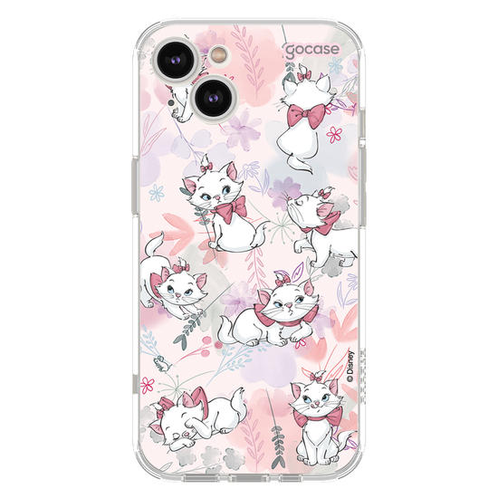 Capinha para celular - The Aristocats - Marie Watercolor Nature