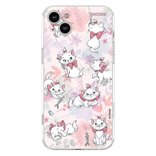 Capinha para celular - The Aristocats - Marie Watercolor Nature