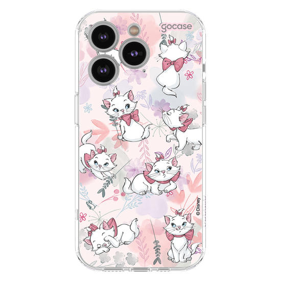 Capinha para celular - The Aristocats - Marie Watercolor Nature