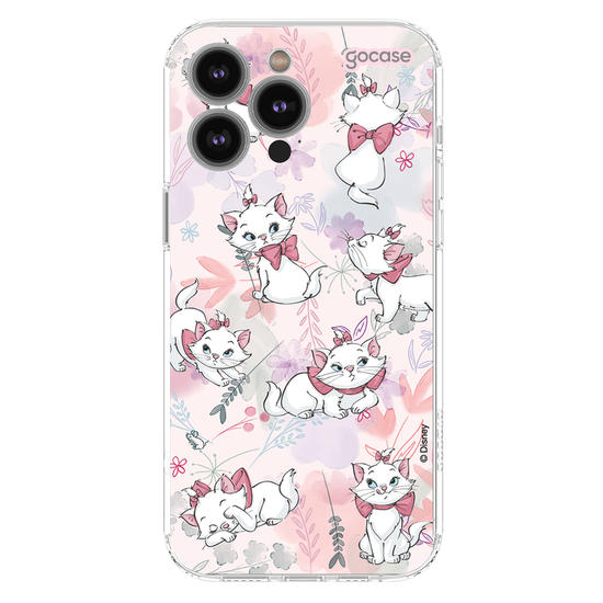 Capinha para celular - The Aristocats - Marie Watercolor Nature
