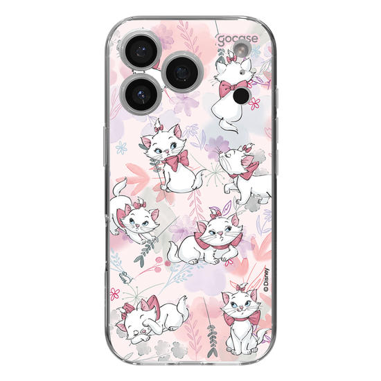 Capinha para celular - The Aristocats - Marie Watercolor Nature