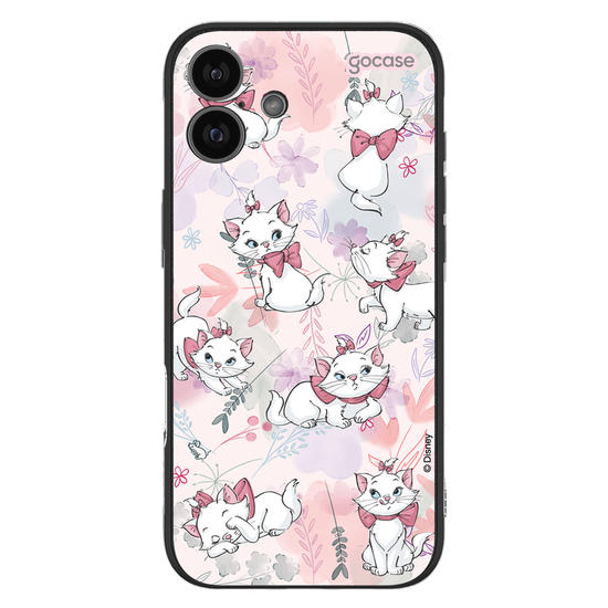 Capinha para celular - The Aristocats - Marie Watercolor Nature