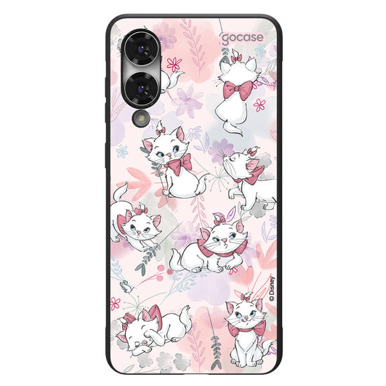 Capinha para celular - The Aristocats - Marie Watercolor Nature