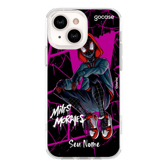 Capinha para celular Homem Aranha - Miles Morales Black