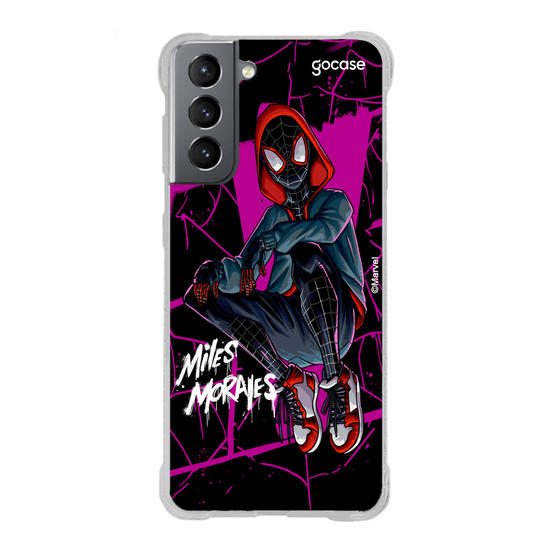 Capinha para celular Homem Aranha - Miles Morales Black