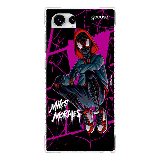 Capinha para celular Homem Aranha - Miles Morales Black