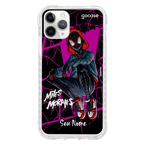 Capinha para celular Homem Aranha - Miles Morales Black