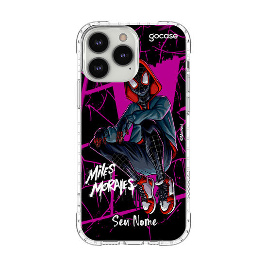 Capinha para celular Homem Aranha - Miles Morales Black