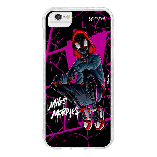 Capinha para celular Homem Aranha - Miles Morales Black