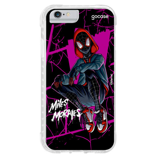Capinha para celular Homem Aranha - Miles Morales Black