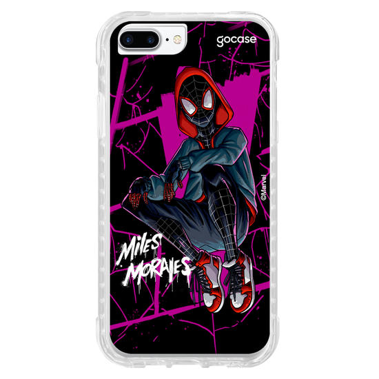Capinha para celular Homem Aranha - Miles Morales Black