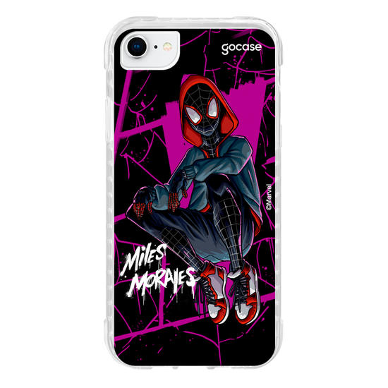Capinha para celular Homem Aranha - Miles Morales Black
