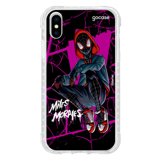 Capinha para celular Homem Aranha - Miles Morales Black