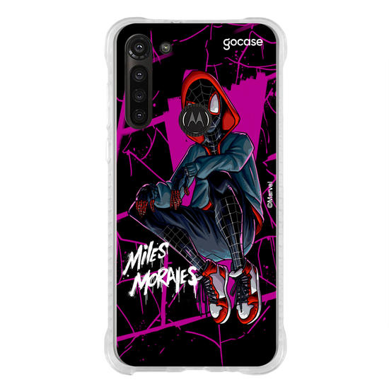 Capinha para celular Homem Aranha - Miles Morales Black
