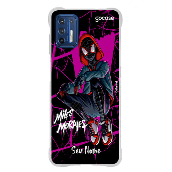 Capinha para celular Homem Aranha - Miles Morales Black